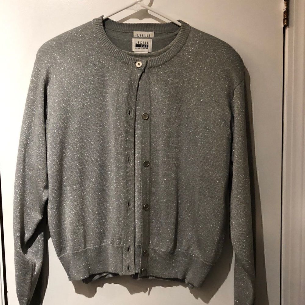 Leslie Fay Sweater and cardigan combination size Large
